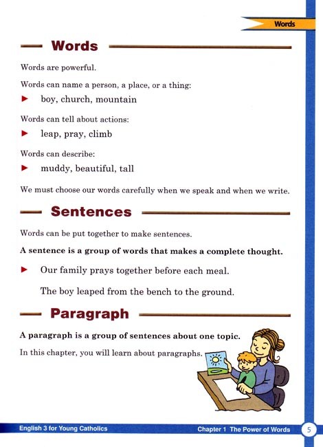 English 3 for Young Catholics (key in book)