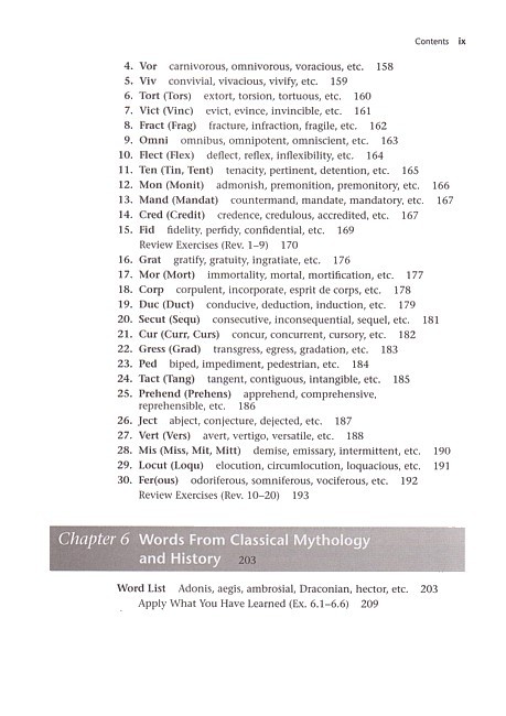 Vocabulary for the College Bound Student (4th edition) Wkbk