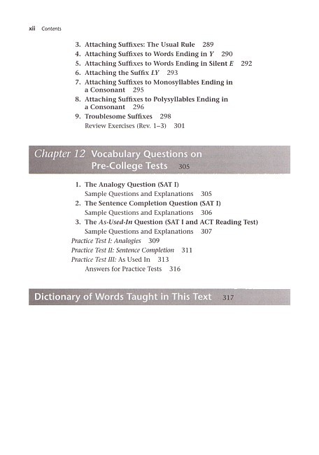 Vocabulary for the College Bound Student (4th edition) Wkbk