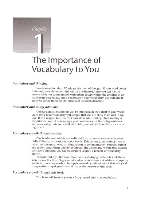 Vocabulary for the College Bound Student (4th edition) Wkbk