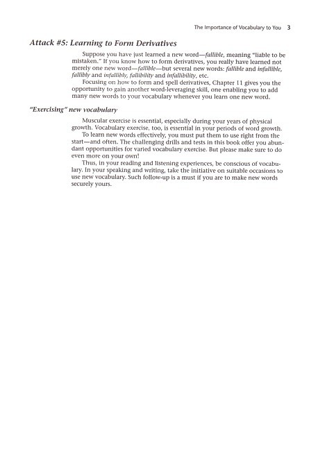 Vocabulary for the College Bound Student (4th edition) Wkbk