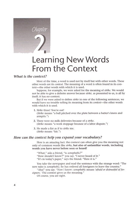 Vocabulary for the College Bound Student (4th edition) Wkbk