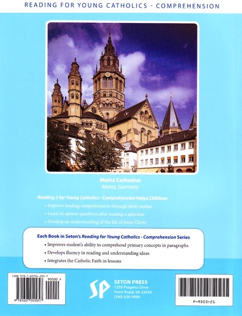 Reading 3 for Young Catholics Comprehension (key in book)