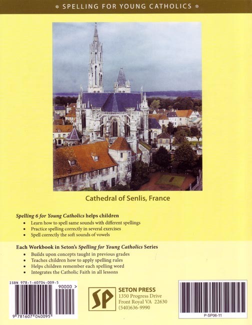 Spelling 6 for Young Catholics  (key in book)