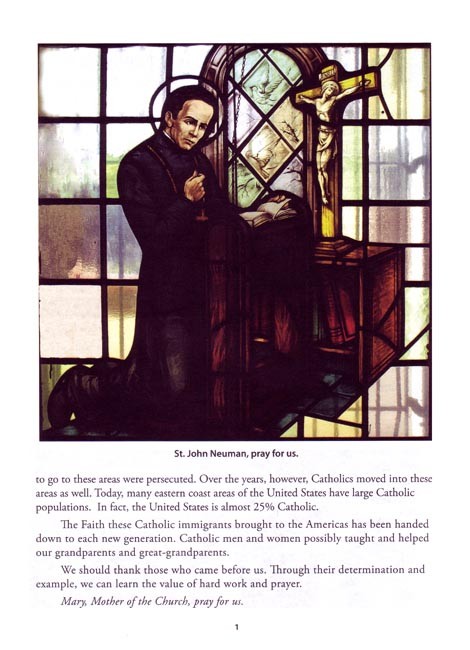 The Catholic Faith Comes to the Americas (key in book)