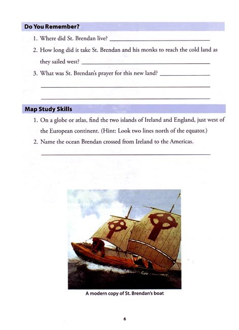 The Catholic Faith Comes to the Americas (key in book)