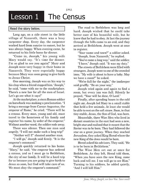 Reading 4 for Young Catholics Thinking Skills (key in book)